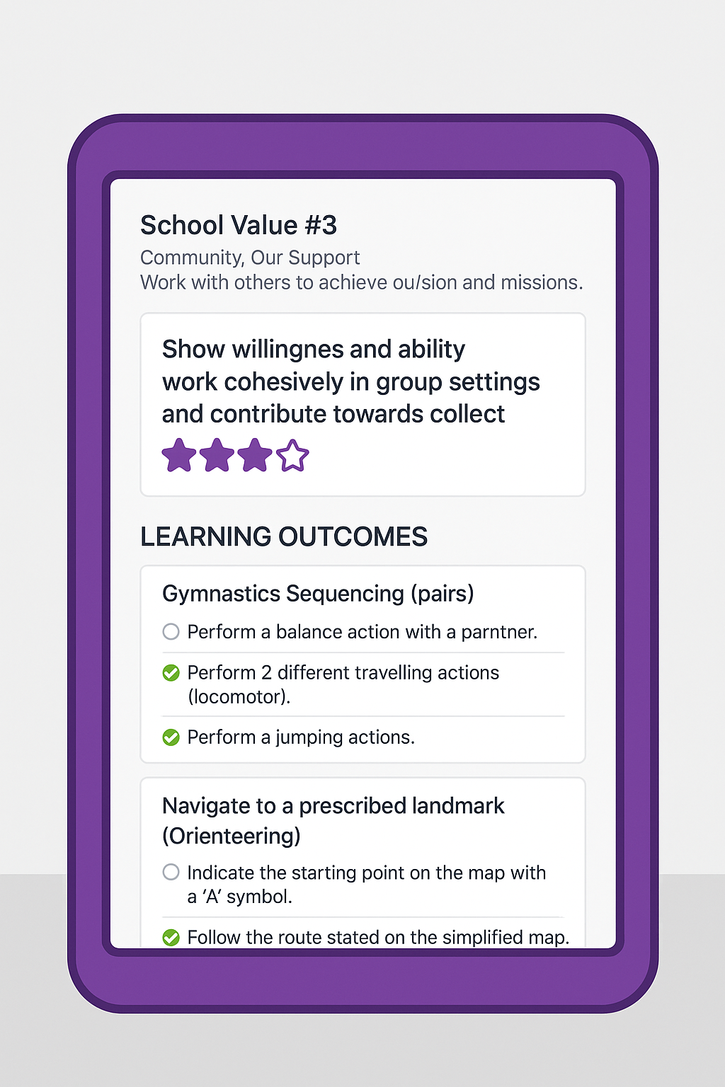 Act on feedback